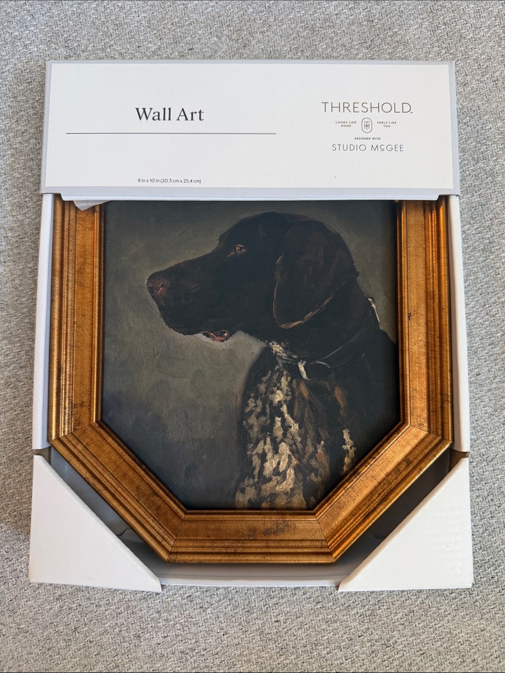 Threshold Studio McGee Pointer Dog Framed Wall Art